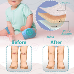 Baby Crawling Anti-Slip Knee pads (Mist Green)