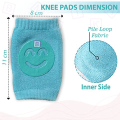 Baby Crawling Anti-Slip Knee pads (Mist Green)