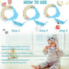Baby Feeding Fruit Nibbler for Baby (White)