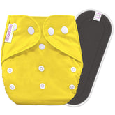 Reusable Baby Cloth Diaper with Adjustable Snap Buttons and Insert (Set of 1)