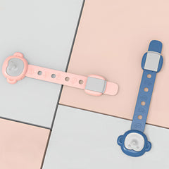 Furniture Safety Multifunction Accessories Lock for Baby (Monkey-Blue)