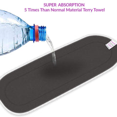 Bembika 5 Layer Bamboo Charcoal Inserts Liners Natures Cloth Diaper Liner, Wetfree Reusable Washable Cotton Diaper Nappy Inserts for Baby Cloth Diapers (Set of 5)