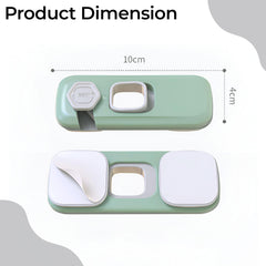 Furniture Safety Multifunction Accessories Lock for Baby (BuckleLock-Green)