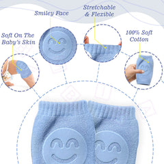 Baby Crawling Anti-Slip Knee pads (Sky Blue)