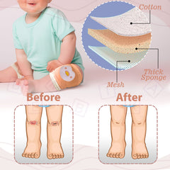 Baby Crawling Anti-Slip Knee pads (Light Pink)