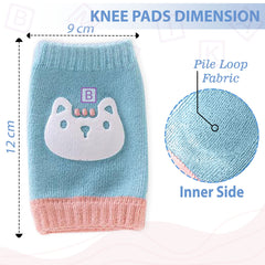 Baby Crawling Anti-Slip Knee pads (Light Blue)