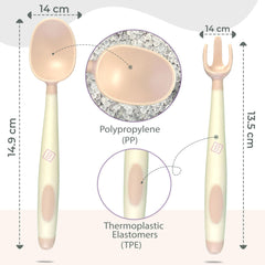 BPA Free Baby Feeding Spoon & Fruit Nibbler Set (Skyblue)