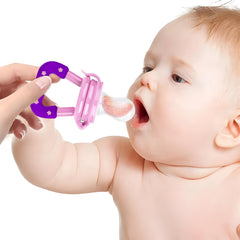Baby Feeding Fruit Nibbler for Baby (Pink)