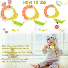 Baby Feeding Fruit Nibbler for Baby (Orange)