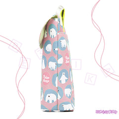 Easy to Carry Diaper Bag for Mother (Pink Bear)