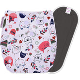 Reusable Baby Cloth Diaper with Adjustable Snap Buttons and Insert (Set of 1)
