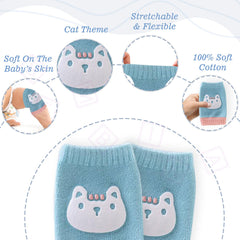 Baby Crawling Anti-Slip Knee pads (Light Blue)