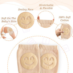 Baby Crawling Anti-Slip Knee pads (Khaki)