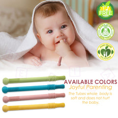 BPA Free Silicone Teething Toy for Baby (Pink)