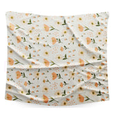 Bamboo Muslin Swaddle Wrap/Blanket for Baby 120X110 (Peach)
