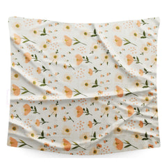 Bamboo Muslin Swaddle Wrap/Blanket for Baby 120X110 (Peach)
