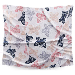 Bamboo Muslin Swaddle Wrap/Blanket for Baby 120X110 (Multi)