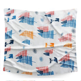 Bamboo Muslin Swaddle Wrap/Blanket for Baby 120X110 (Multi)