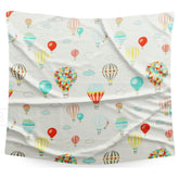 Muslin Baby Burp Cloths 60 X 60cm Blanket for Newborn (New Hot Air Balloon Design 60*60cm)