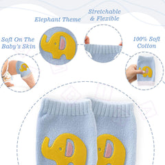 Baby Crawling Anti-Slip Knee pads (Sky Blue)