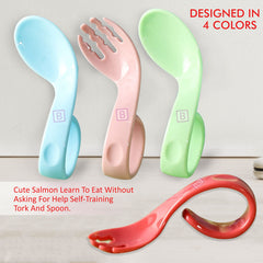 BPA Free Baby Feeding Spoon & Fruit Nibbler Set (Skyblue)