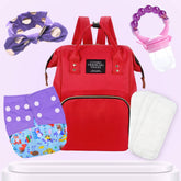 Baby Care Accessories Cloth Diaper, Inserts, Diaper Bag, Headbands, Nibbler (Set of 5)