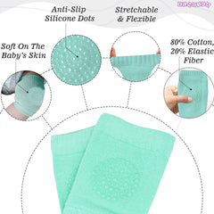 Baby Crawling Anti-Slip Knee pads (Sky)