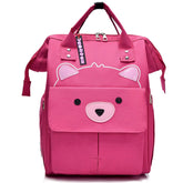 Easy to Carry Diaper Bag for Mother (Bear Rose Red)