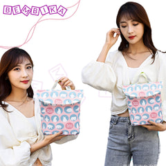 Easy to Carry Diaper Bag for Mother (Pink Bear)