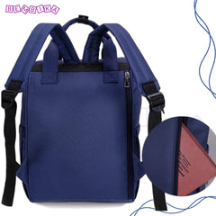 Easy to Carry Diaper Bag for Mother (Kitten Blue)
