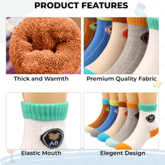 Baby Socks Soft and Anti-Slip Infant Socks (Pack of 5)