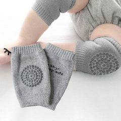 Baby Crawling Anti-Slip Knee pads (Lgrey)