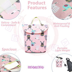 Easy to Carry Diaper Bag for Mother (Pink Rabbit)