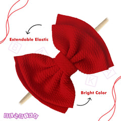 Baby Headband for Baby Hair Accessories for infant (Red)