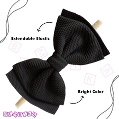 Baby Headband for Baby Hair Accessories for infant (Black)