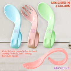 BPA Free Baby Feeding Spoon & Fruit Nibbler Set (Skyblue)