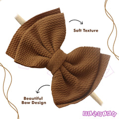 Baby Headband for Baby Hair Accessories for infant (Brown)