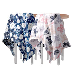 Bamboo Muslin Swaddle Wrap/Blanket for Baby 120X110 (Blue)