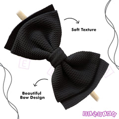Baby Headband for Baby Hair Accessories for infant (Black)