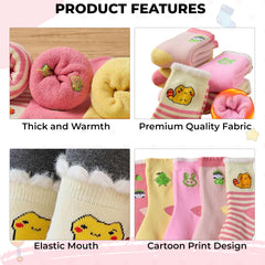 Baby Socks Soft and Anti-Slip Infant Socks (Pack of 5)