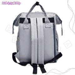 Easy to Carry Diaper Bag for Mother (Kitten Grey)