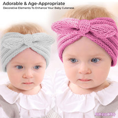 Compact and Stylish Baby Cap (Pink White)