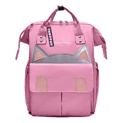 Easy to Carry Diaper Bag for Mother (Kitten Pink)