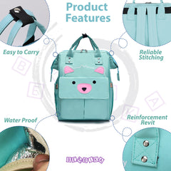Easy to Carry Diaper Bag for Mother (Bearberry Green)