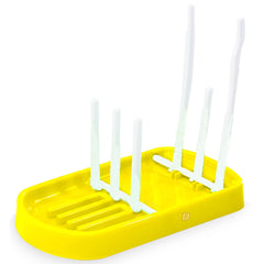 Baby Bottle Drying Rack Storage for Baby Feeding Essential (Yellow)