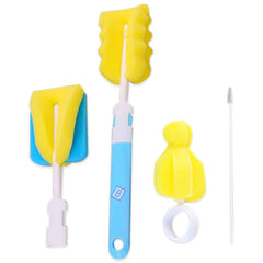 Silicone Baby Milk Bottle Cleaning Brush (Blue)