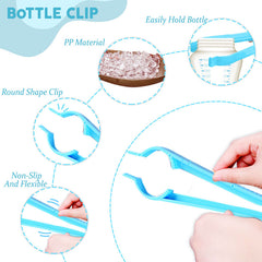 Silicone Baby Milk Bottle Cleaning Brush (Light Blue)