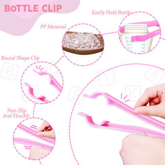 Silicone Baby Milk Bottle Cleaning Brush (Light Pink)