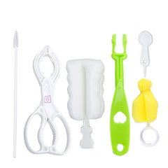 Silicone Baby Milk Bottle Cleaning Brush (White)