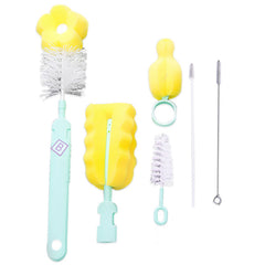 Silicone Baby Milk Bottle Cleaning Brush (Blue)